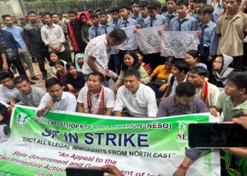 TSF stages sit-in protest seeking eviction of illegal immigrants in NE