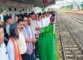 Kanchanjunga Express Makes Historic First Halt at Belonia Station