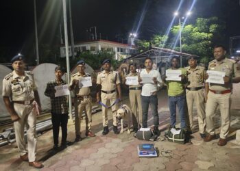 Two Arrested with 8.45 Kg Ganja at Agartala Railway Station; Contraband Worth Rs 1.7 Lakh