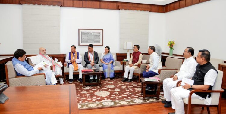 TTAADC Polls: BJP Janajati Morcha Leaders from Tripura Meet Amit Shah, Piyush Goyal