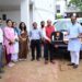 Rajya Sabha MP Rajib Bhattacharjee Donates Ambulance to NLU Tripura