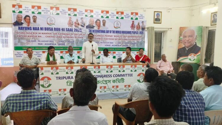 Tripura Congress Marks Quit India Day and Youth Congress Foundation Day