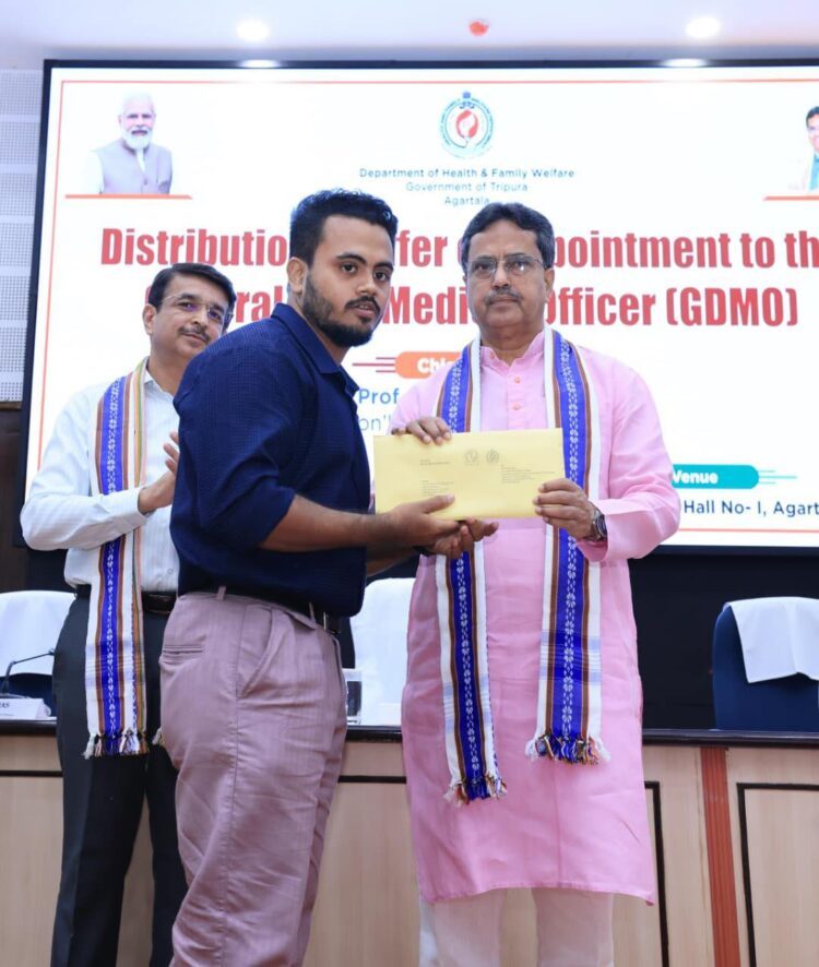 CM Saha Gives Appointment Letters, Reaffirms Jobs Push