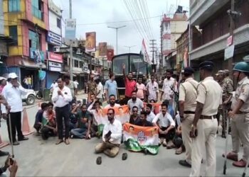 Violence, Vandalism Mark Congress-Called Bandh in Kailashahar