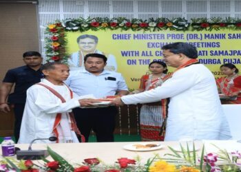 Manik Saha Interacts With Samajpatis, Highlights Inclusive Growth