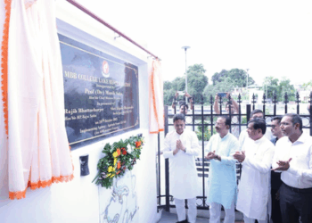 Manik Saha Inaugurates ₹33-Cr Lake Project at MBB College