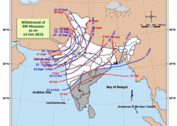 Southwest Monsoon Withdraws from Entire Northeast, Marks Onset of Winter Season