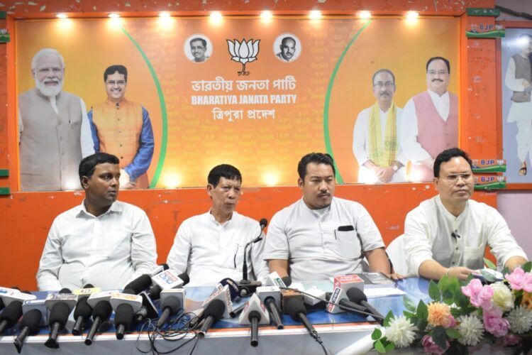 BJP Justifies CM Saha’s Reang Remark Amid Criticism