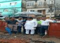 Agartala Mayor checks progress of Smart City drainage project