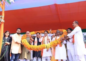 Tripura CM Dr. Manik Saha Calls for Unity and Development at Bihar Election Rally