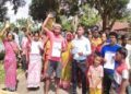 Villagers Block Road in Krishnapur, Seek Urgent Route Repairs