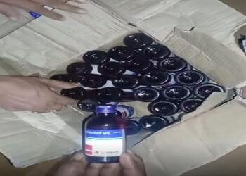 Melaghar raid nets ₹15L cash, 600 Eskuf syrup bottles; 3 held