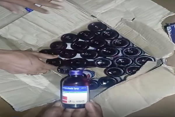 Melaghar raid nets ₹15L cash, 600 Eskuf syrup bottles; 3 held