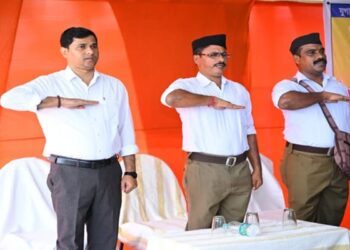 RSS Marks 100 Years of Service on Vijaya Dashami; Minister Sudhangshu Das Highlights Its Role in Nation-Building