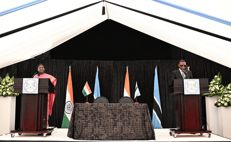 Botswana President: India is ‘mother of democracy’