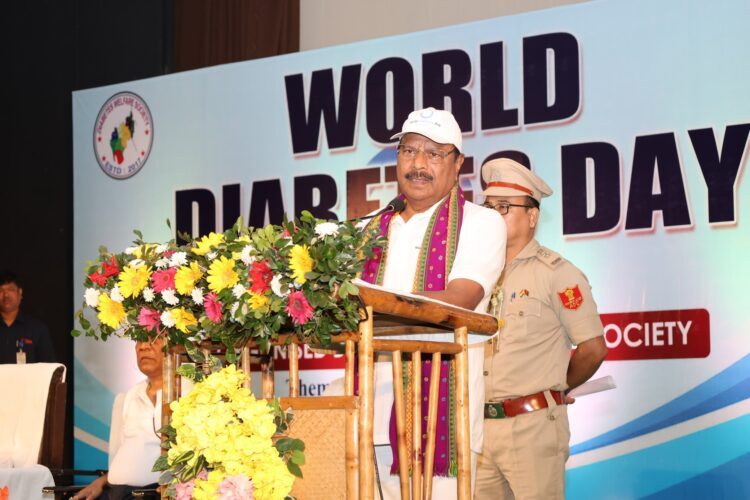 Agartala: Governor Reddy attends Diabetes Day programme