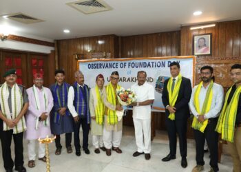 Governor Nallu joins Uttarakhand Foundation Day celebrations
