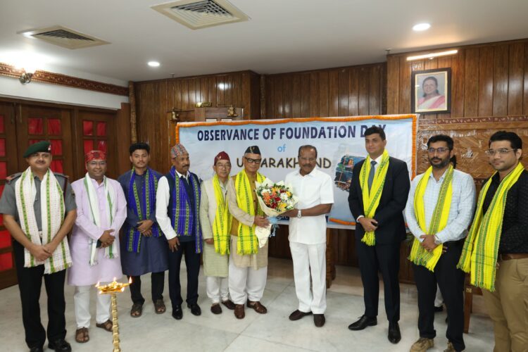 Governor Nallu joins Uttarakhand Foundation Day celebrations