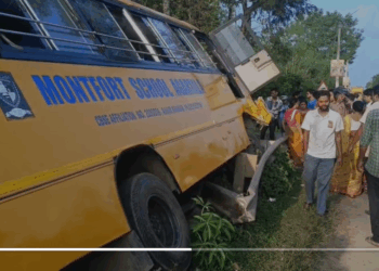 Students injured in school bus crash near Amtali Bypass