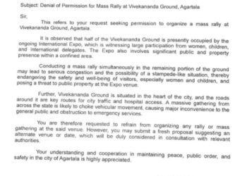 Tipra Motha Rally Faces Police Denial in Tripura