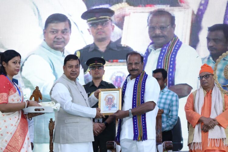 Governor Indra Sena Reddy Nallu Inaugurates Golden Jubilee Festival of Shri Shri Raksha Kali Mata Mandir