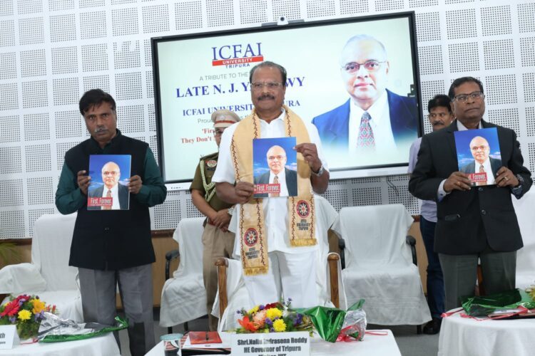 Governor Indra Sena Reddy Releases Commemorative Book Honouring N. J. Yasaswy