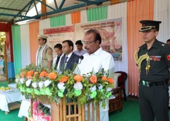 Governor Reddy Leads Constitution Day at KV No.1 Agartala