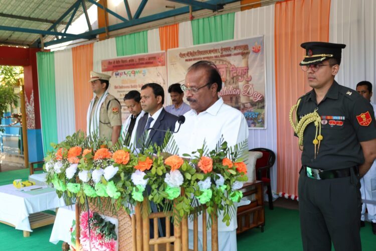 Governor Reddy Leads Constitution Day at KV No.1 Agartala