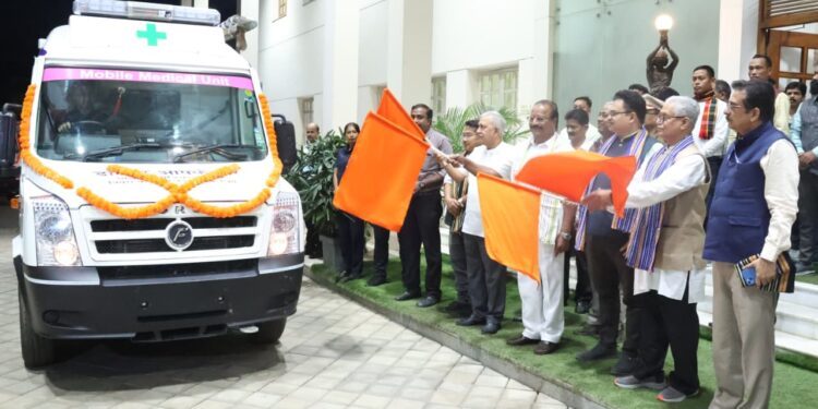 Governor Nallu inaugurates Mobile Health Care Unit in Agartala