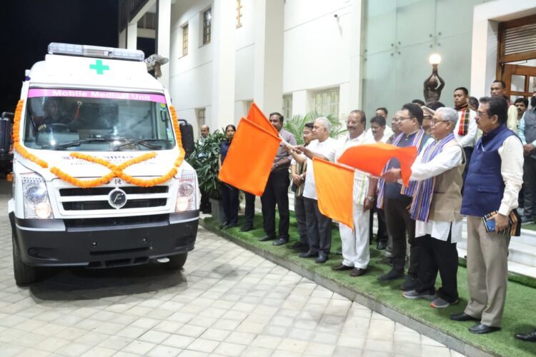 Governor Nallu inaugurates Mobile Health Care Unit in Agartala