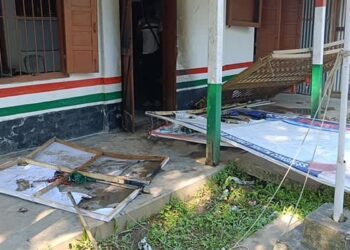 CPI(M) Rally Attack, Arson Bid at Cong Office Fuel Dharmanagar Tension