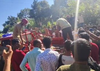 Three Killed as Bolero Pickup Collides with Agartala–Silchar Passenger Train in Dhalai