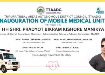 Pradyot Debbarma Launches Six Mobile Health Units in TTAADC