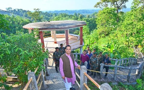 Minister Tinku Roy Visits Shivbari in Chinibagan, Highlights Its Untapped Tourism Potential