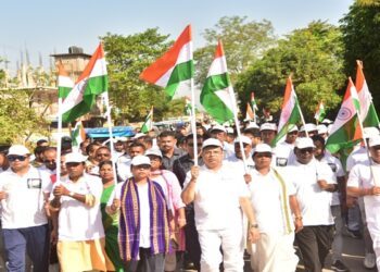 Tinku Roy leads ‘Sardar @150’ Yatra honouring Sardar Patel