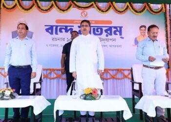 CM Saha hails ‘Vande Mataram’ as sacred for nation-building