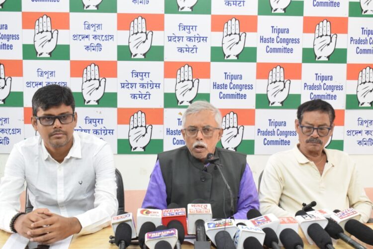 Tripura Congress Slams Centre’s “Anti-People Policies”, Announces Dec 8 Protest Rally