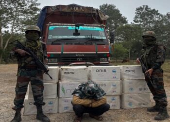 Joint Team Seizes ₹65 Lakh Cigarettes in Khowai