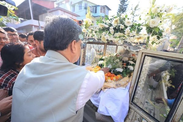 CM Saha Leads Tributes to Intern Doctor Saptarshi Das