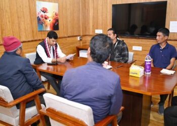 North Tripura Visit: Sudhangshu Das Meets BJP Functionaries