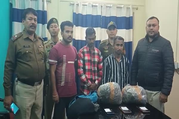 Pecharthal Operation: Police Arrest Three, Seize Cannabis