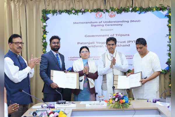 Tripura Signs Patanjali MoUs to Boost ₹400 Cr Investments