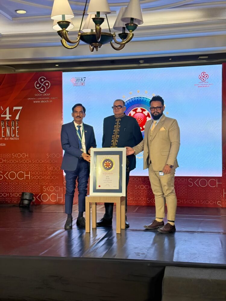 Tripura Gramin Bank honoured with SKOCH Award 2025