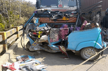 Four Killed, Two Critically Injured in Tripura Auto-Rickshaw-Truck Collision