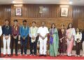 Ashtalakshmi Darshan students meet Tripura Governor