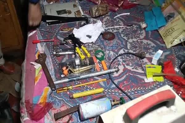 Illegal arms factory busted in Tripura, one held