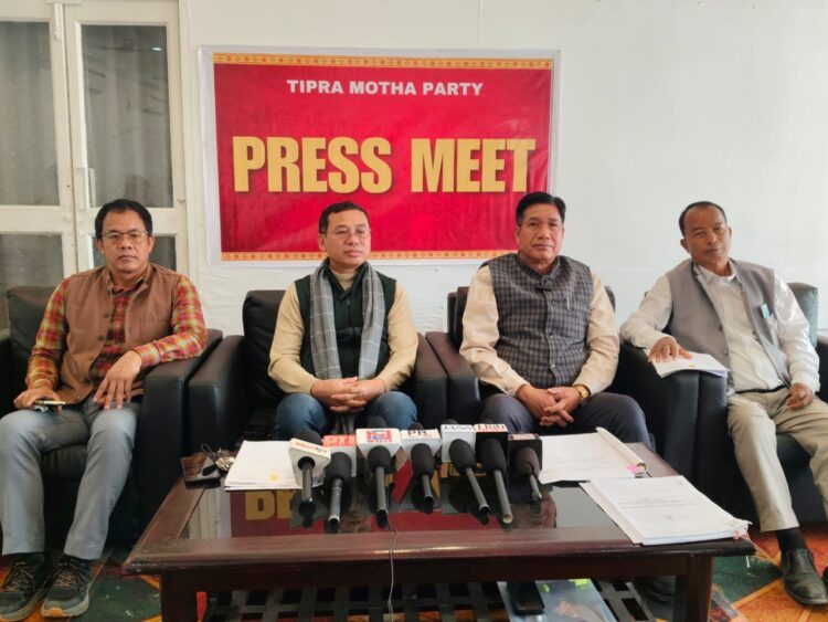 Tripura: TIPRA Motha raises Roman script, poll issues