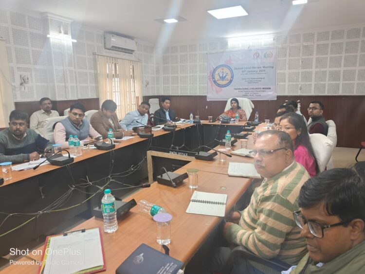 North Tripura District Administration Reviews Progress of Livelihood Initiatives