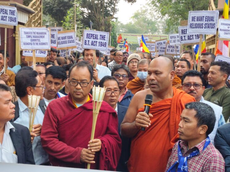 Agartala: Buddhists Demand Repeal of Temple Act
