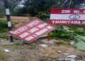 Monpui vandalism raises tension in Jampui Hills